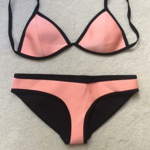 Triangl Pink Bikini with bag
